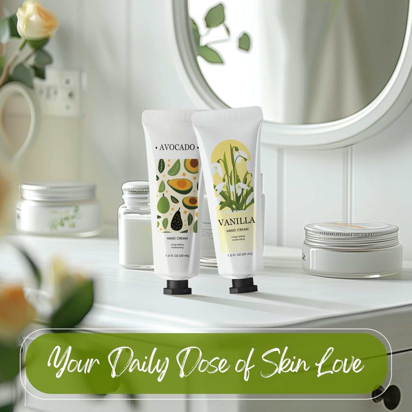 Green Canyon Spa Hand Lotion - 20 Pack Mini Travel Size Creams | Perfect for Gifts & Stocking Stuffers