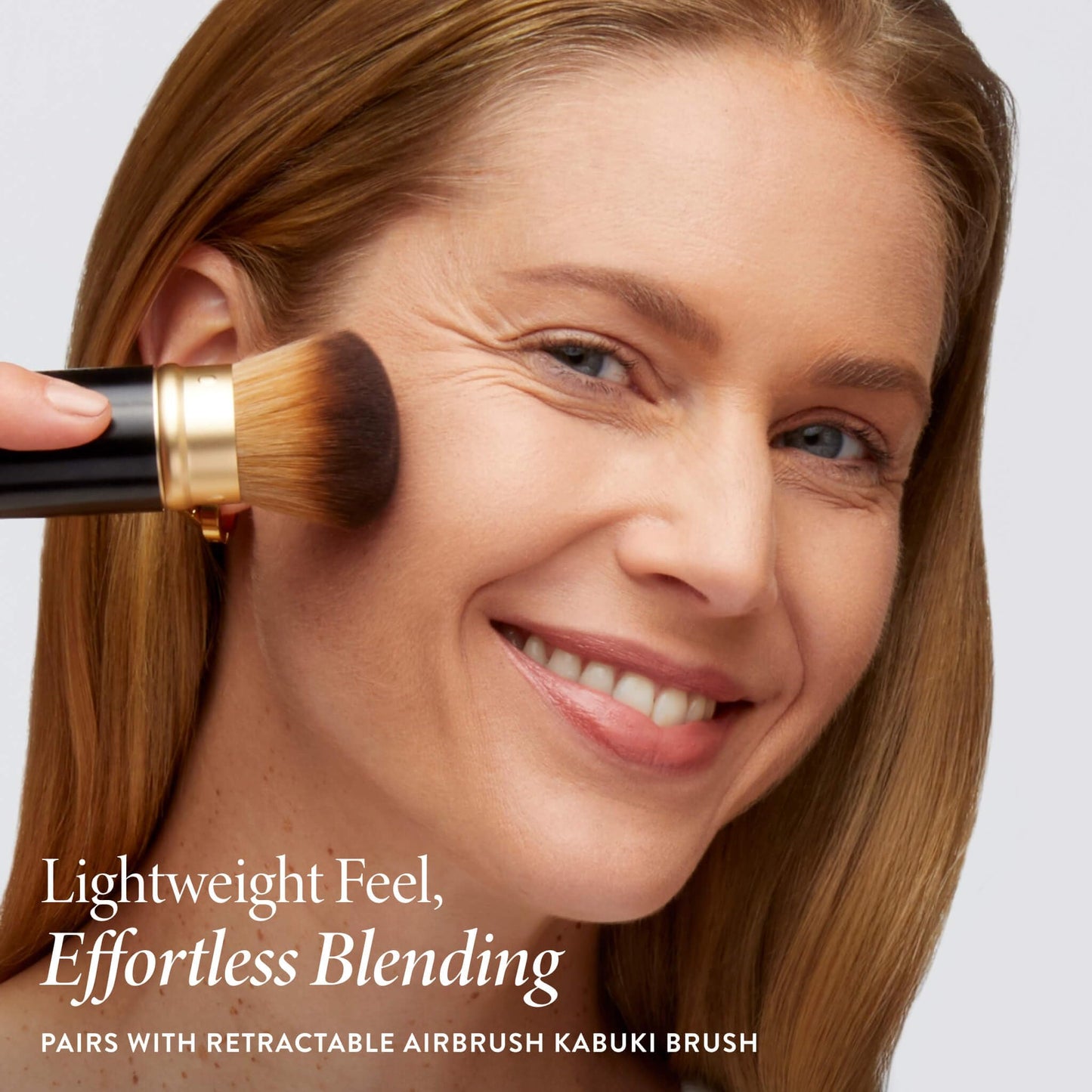 LAURA GELLER NEW YORK Weightless Whip Mousse Foundation - Light - Lightweight Blurring Foundation Makeup, Buildable Coverage, Soft Matte Finish, Minimizes Pores & Fine Lines, Hydrating, Mature Skin