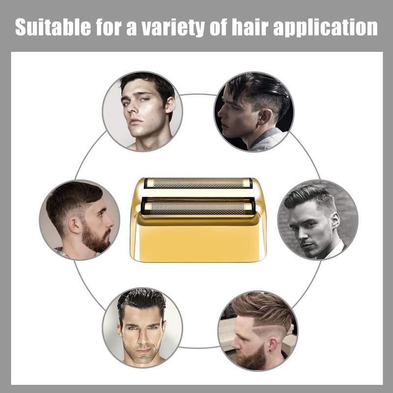 Colorski Gold Shaver Head for BaBylissPRO Barberology Double FXFS2G (1 Count, 1 Blade, Male, Adult Men)