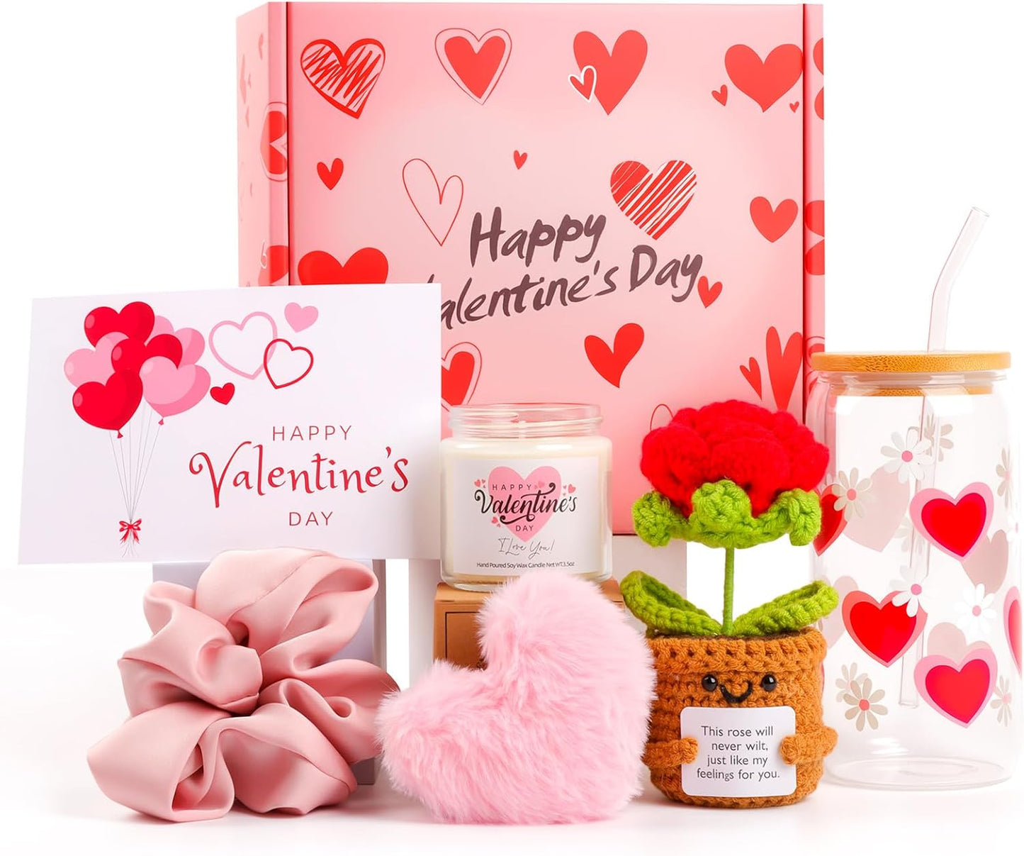 Gift Baskets for Women - Inspirational Gift Set Box for Birthdays, Mother's Day & More | Pink