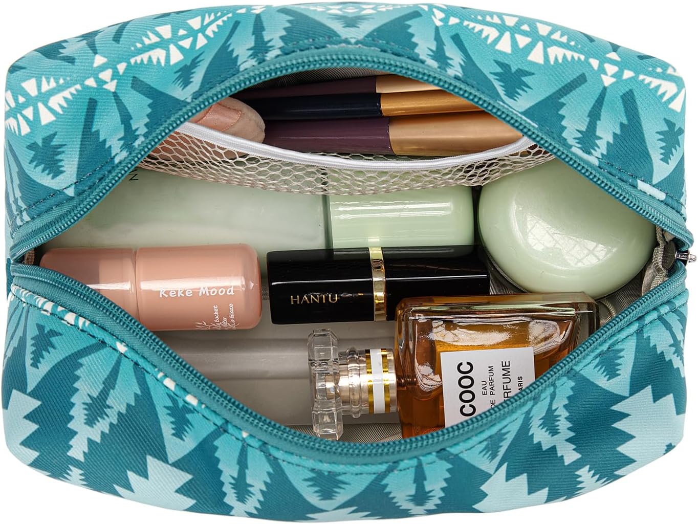 Travel Makeup Bag - Waterproof Cosmetic Pouch for Women | Large Portable Toiletry Bag
