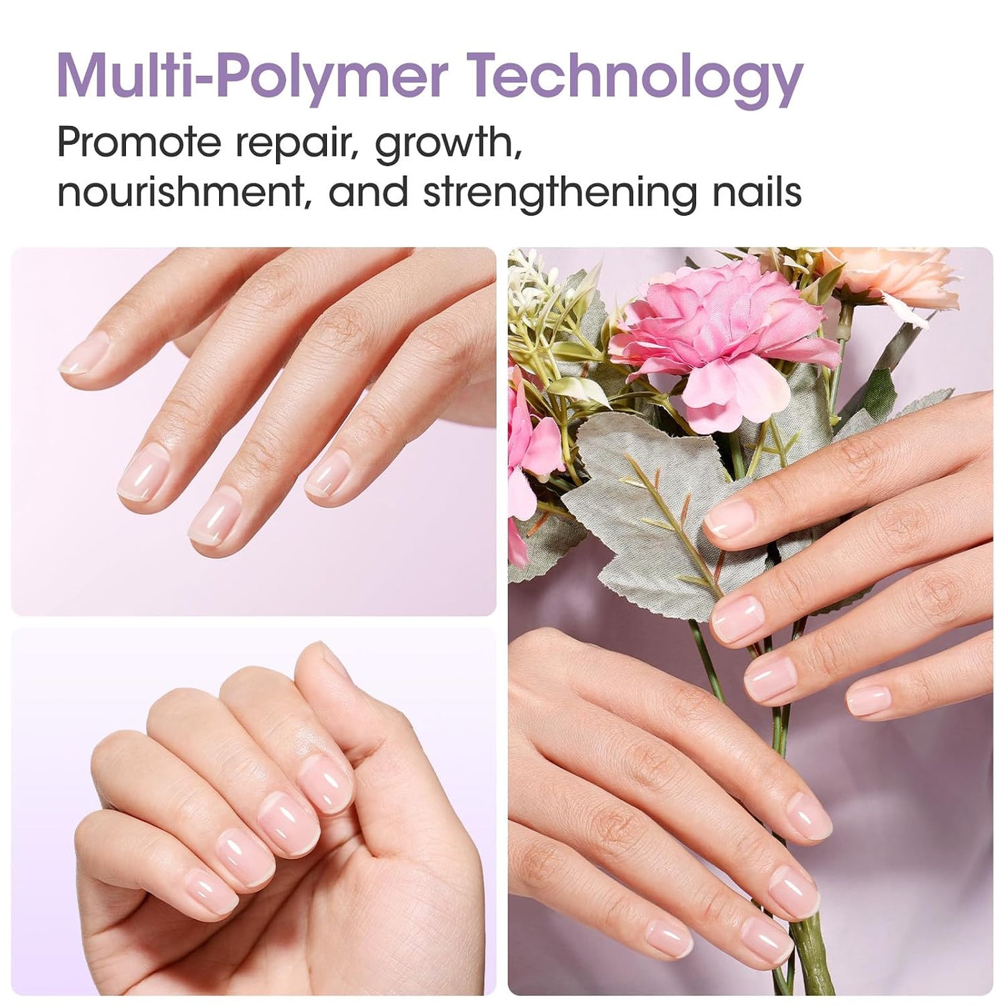 GELLEN Nail Strengthener - 8-in-1 Protein Serum for Weak, Brittle Nails | Lavender Scented Ridge Filler