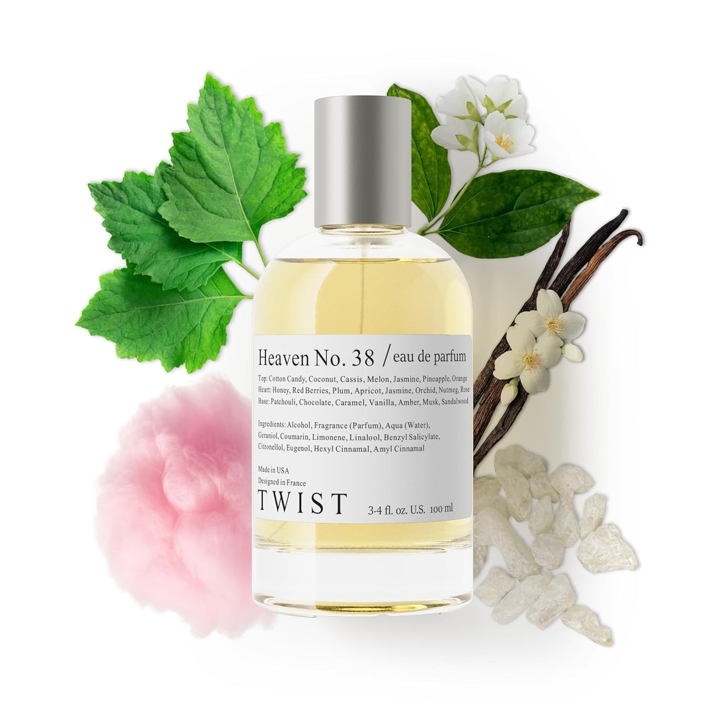 Eau De Parfum Inspired by Burberry Her - Long-Lasting Strawberry & Vanilla Fragrance Spray | 100 ml | Vegan & Clean Ingredients