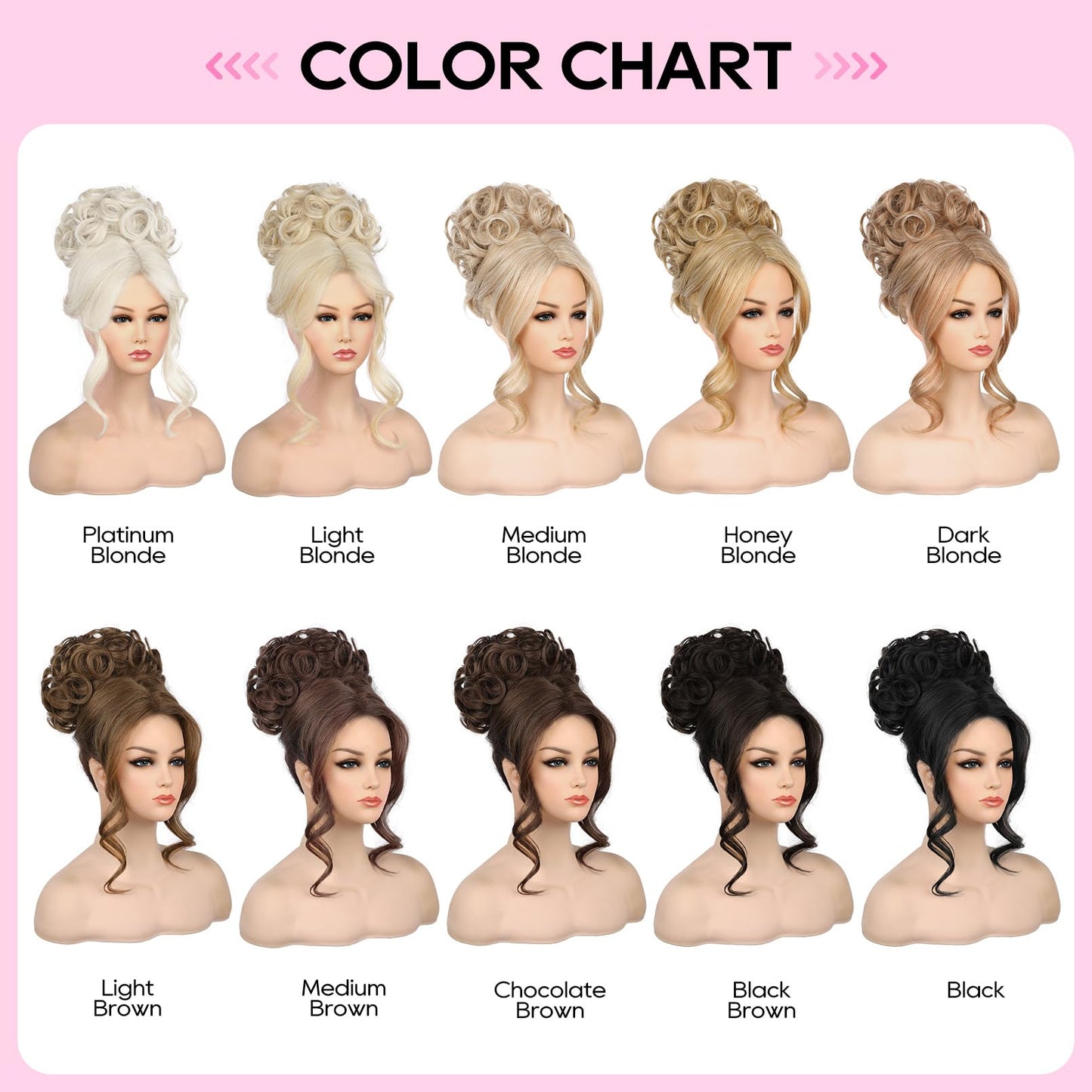REECHO Messy Bun Hair Piece with Bangs - 2-in-1 Hair Bun Hairpieces Curly Updo Wig & Hair Topper with Long Side Bangs Natural-Looking Drawstring Ponytail Extension for Women