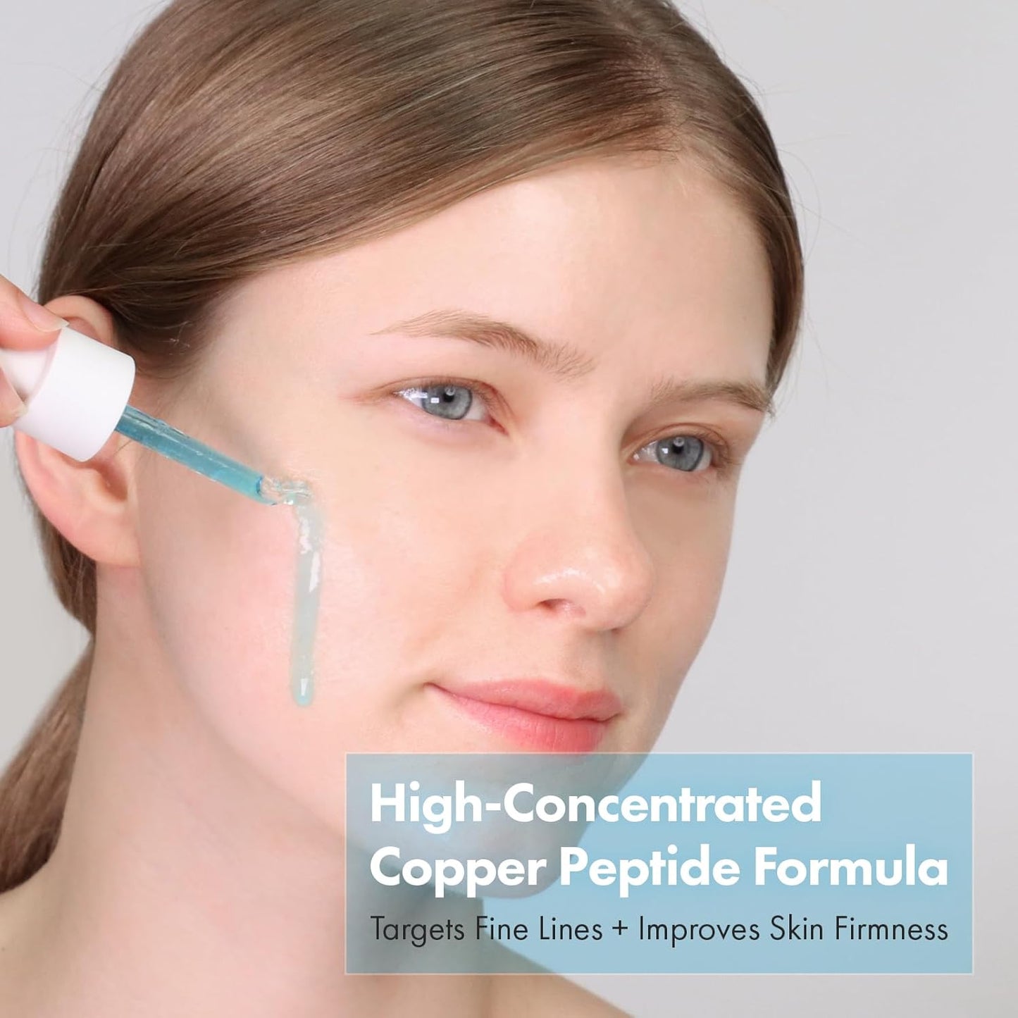 Copper Peptide Face Serum - Anti-Aging Multi-Peptide Formula for Fine Lines & Firming | 33ml / 1.11 fl.oz.