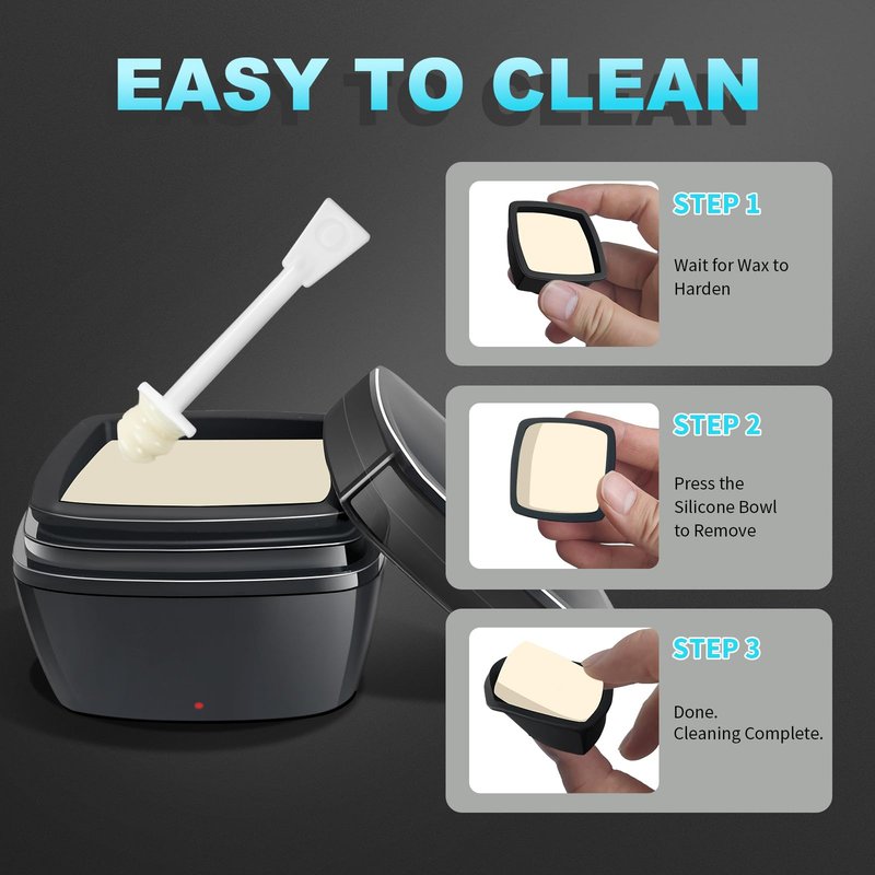 Galdino Nose Wax Kit Men, Nose Hair Wax Kit With 30 Sticks, Painless Nose & Ear Hair Removal, Usb Fast Heat Mini Wax pot, Smart Constant Temp