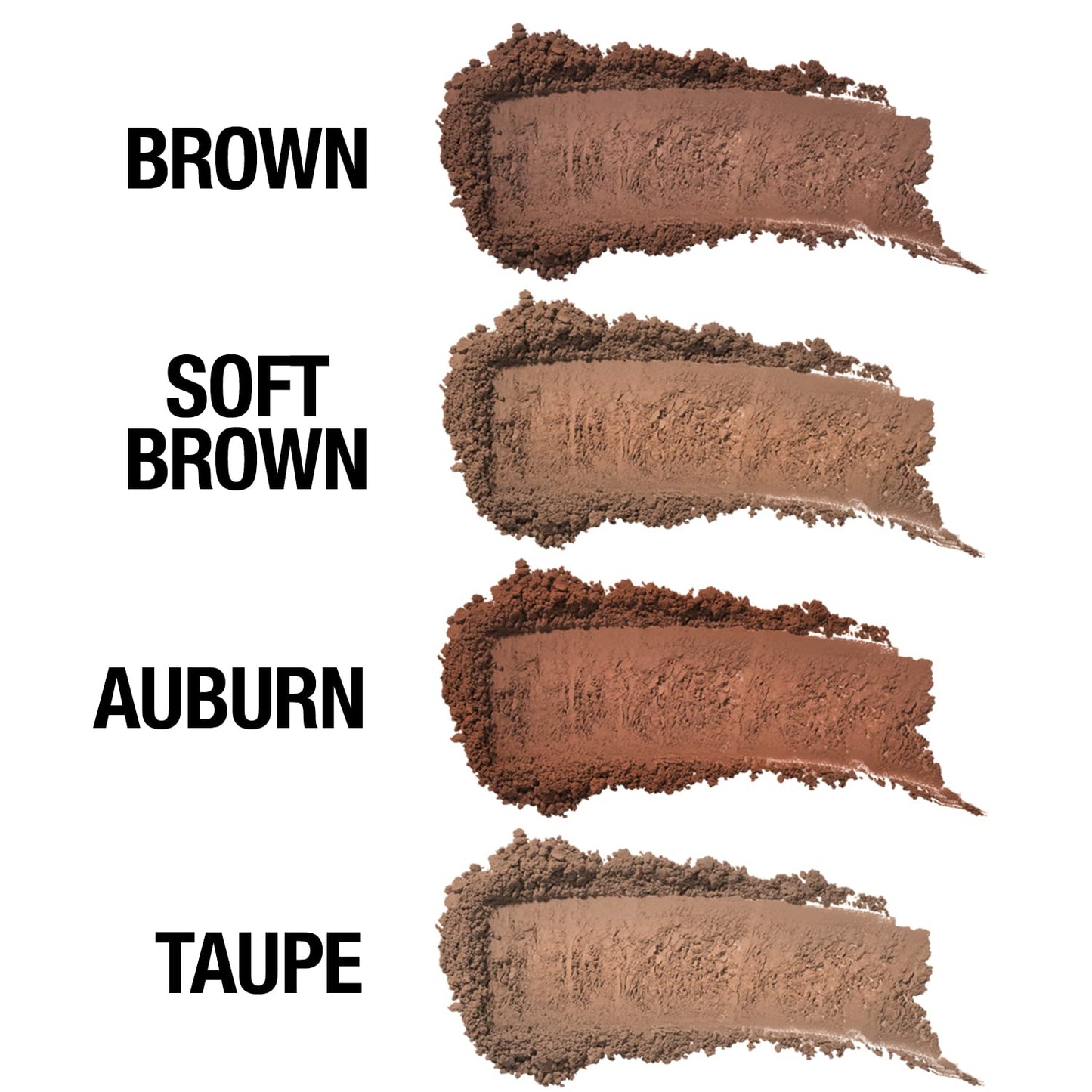 Palladio Brow Powder - Natural Eyebrow Powder with Jojoba Oil & Shea Butter | Auburn, Travel-Friendly Size with Applicator Brush