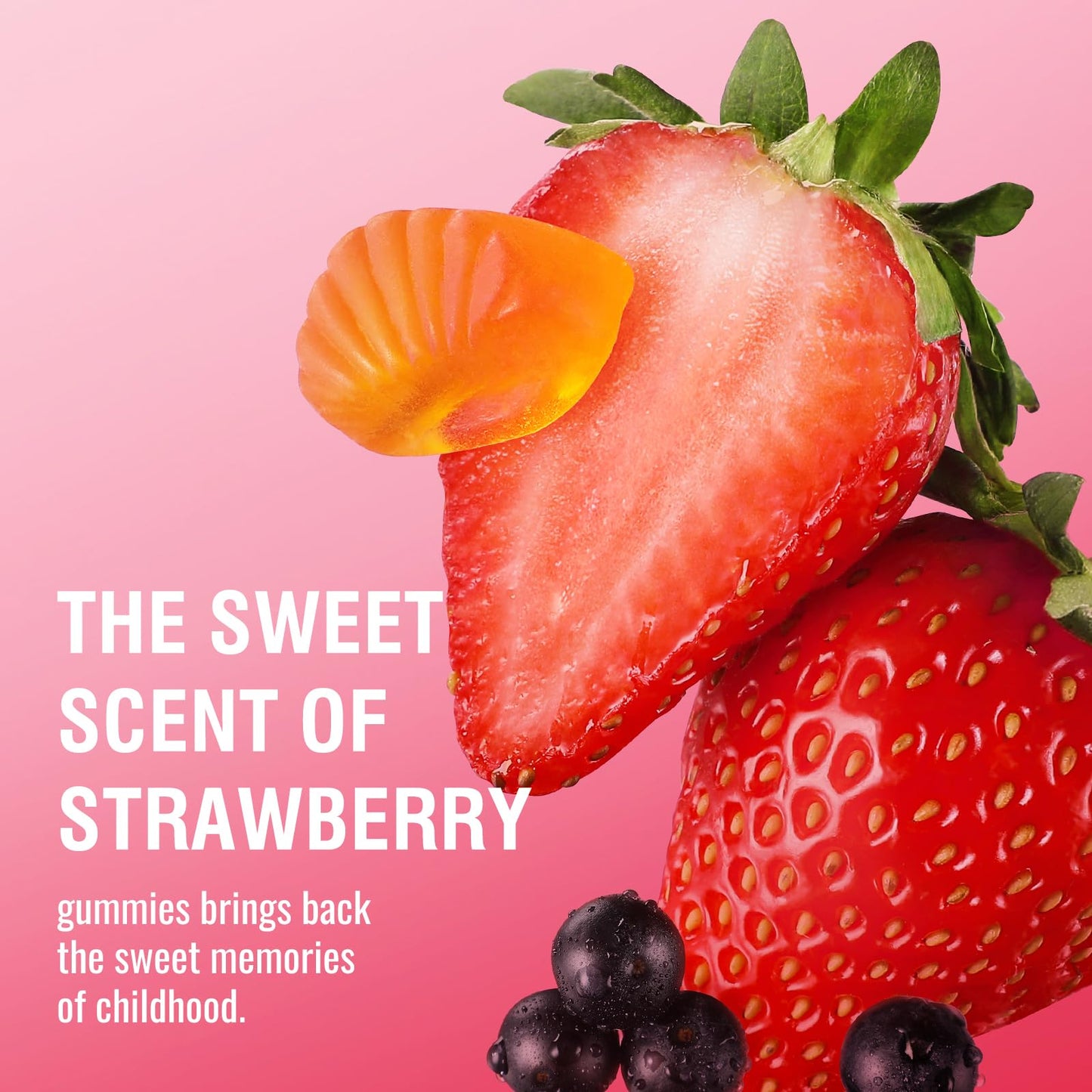 Sttes Smell Rio Perfume 606# (Pressable Strawberry Gummies) Hair Perfume for Women – Long-Lasting Strawberry, Candy, Vanilla & Marshmallow Gourmand Fragrance Eau de Parfum 100ml (3.4 fl oz)