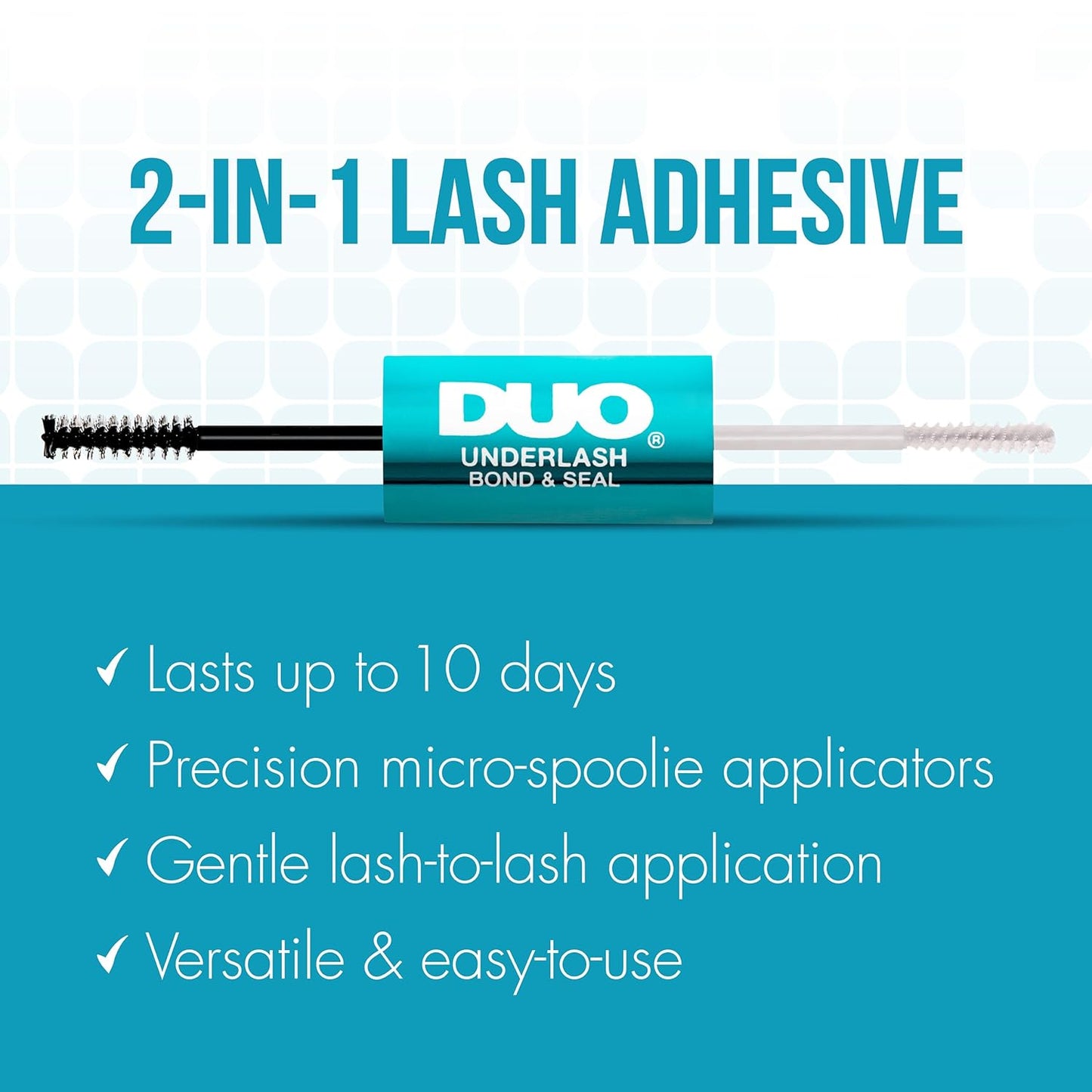Underlash Lash Bond and Seal - Waterproof Dual-Ended Eyelash Glue for Long-Lasting Hold | Ideal for Lash Clusters