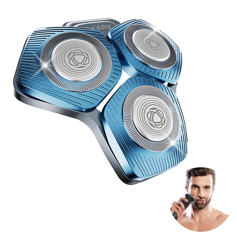 SH71/50 Shaving Heads Compatible with Phili*s Shavers Series S5000 (S5XXX),S7000 (S7XXX) for SH60/70 and SH70/70 (Blue)