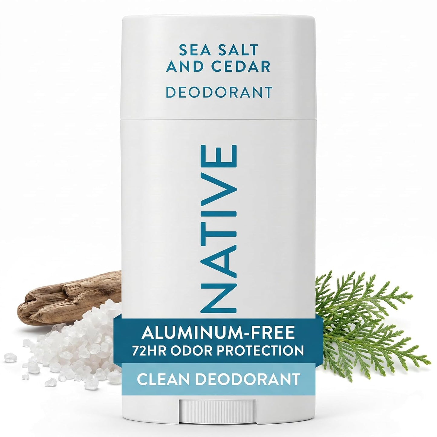 Native Deodorant - Aluminum-Free Coconut & Vanilla | 72-Hour Odor Control for Men & Women - 2.65oz