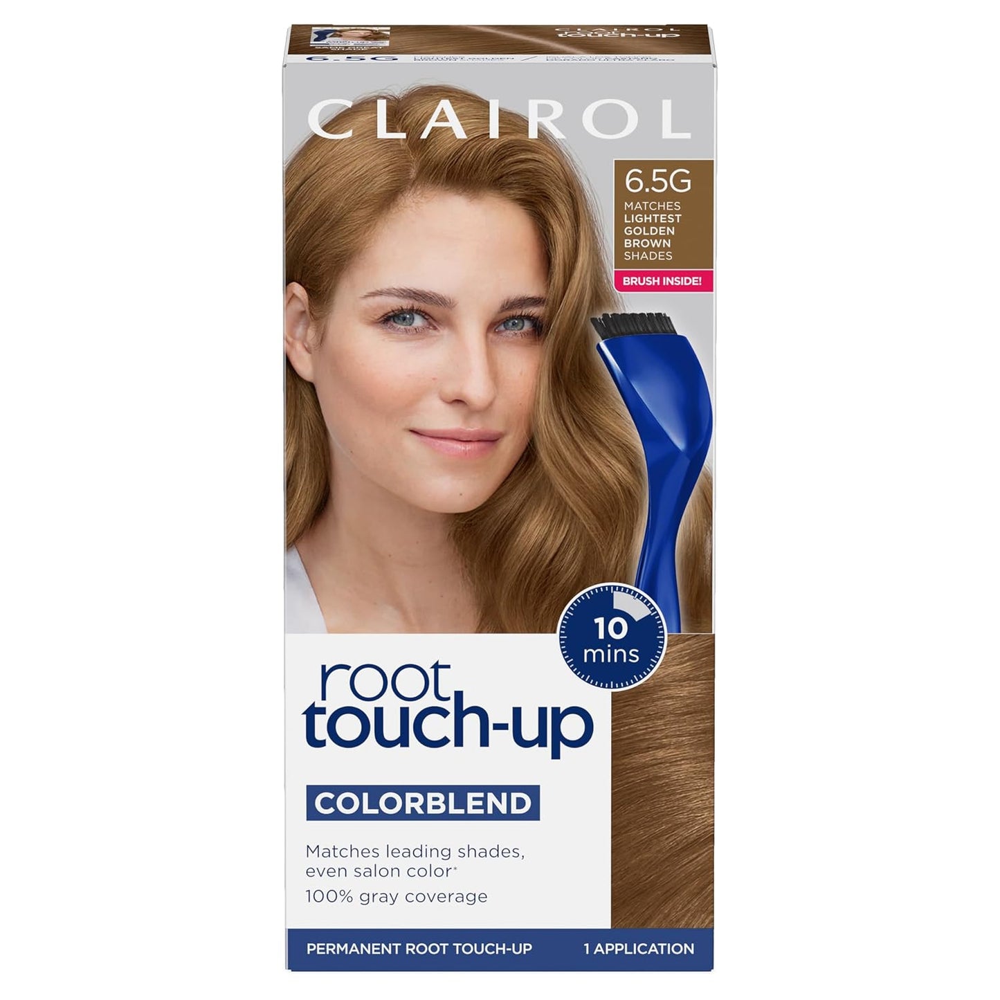 Clairol Root Touch-Up Permanent Hair Dye - 5 Medium Brown | 100% Gray Coverage, Easy Brush Application