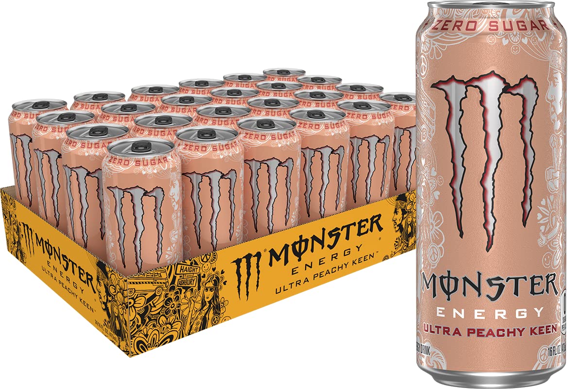 Monster Energy Zero Ultra Sugar Free Energy Drink - 16 Oz | Pack of 15 Cans