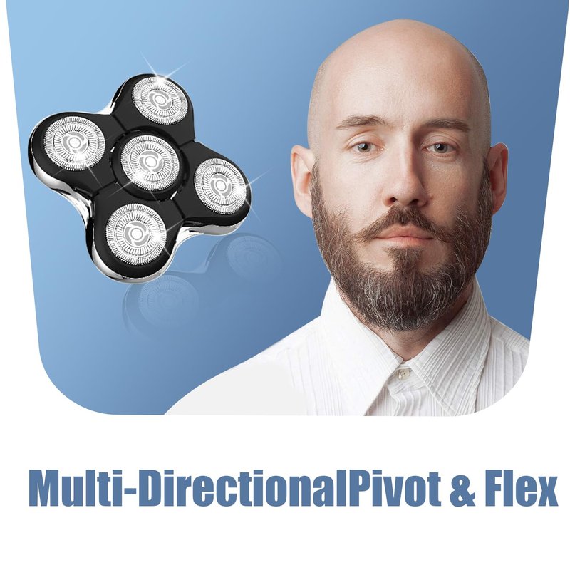 Balder Pro Shaver Peplacement Heads for Remington Balder Pro Head Shaver Model XR7000/XR1500/XR1501 Electric Shaving for Bald Men,3 Pack
