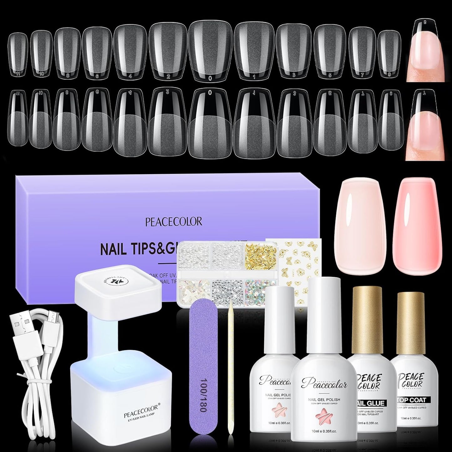Mini UV Light for Gel Nails - Fast Curing LED Nail Lamp with 2 Timer Modes | Home Salon Essential