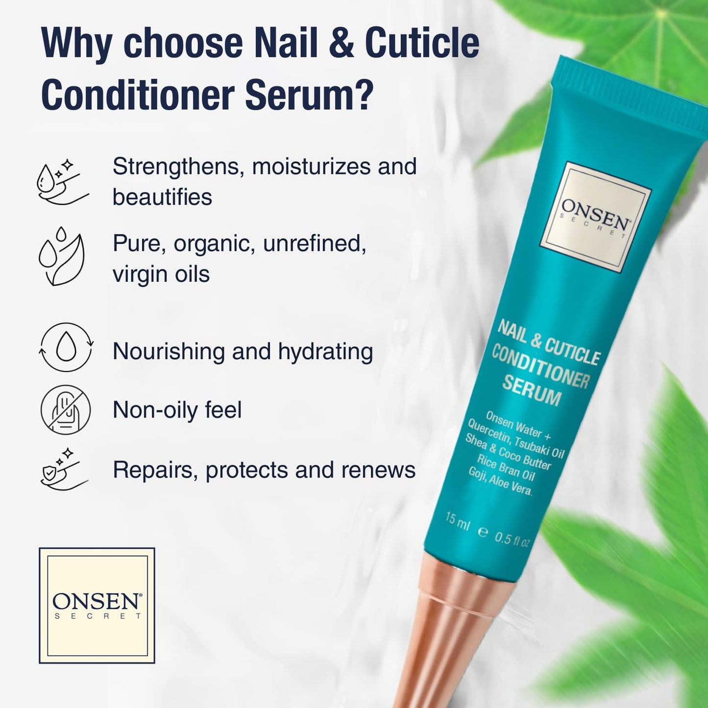 Nail Reboot Duo - Natural Treatment for Damaged Nails & Cuticle Repair | 15ml Cream & 10ml Oil