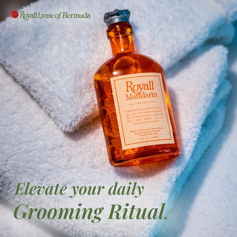 Royall Mandarin by Royall Fragrances for Men - 4 oz Lotion Spray