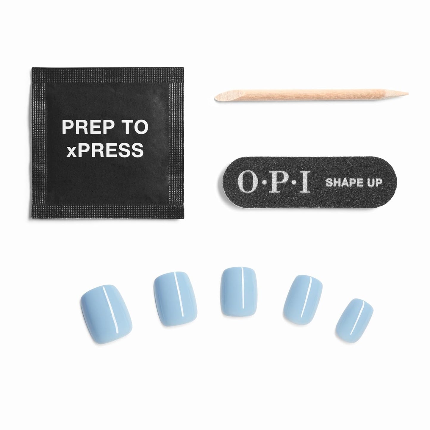 OPI Press On Nails - Instant No Glue Application | 30 Count with Adhesive Tabs - Short Round, Almond, Squoval Styles