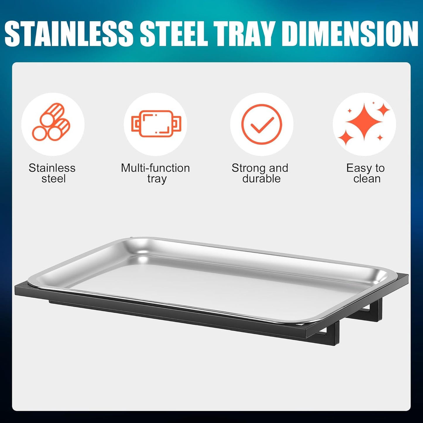 Adjustable Rolling Tattoo Tray Cart - Stainless Steel Workstation with Lockable Wheels | Mobile Trolley for Tattoo Studios & Barbershops