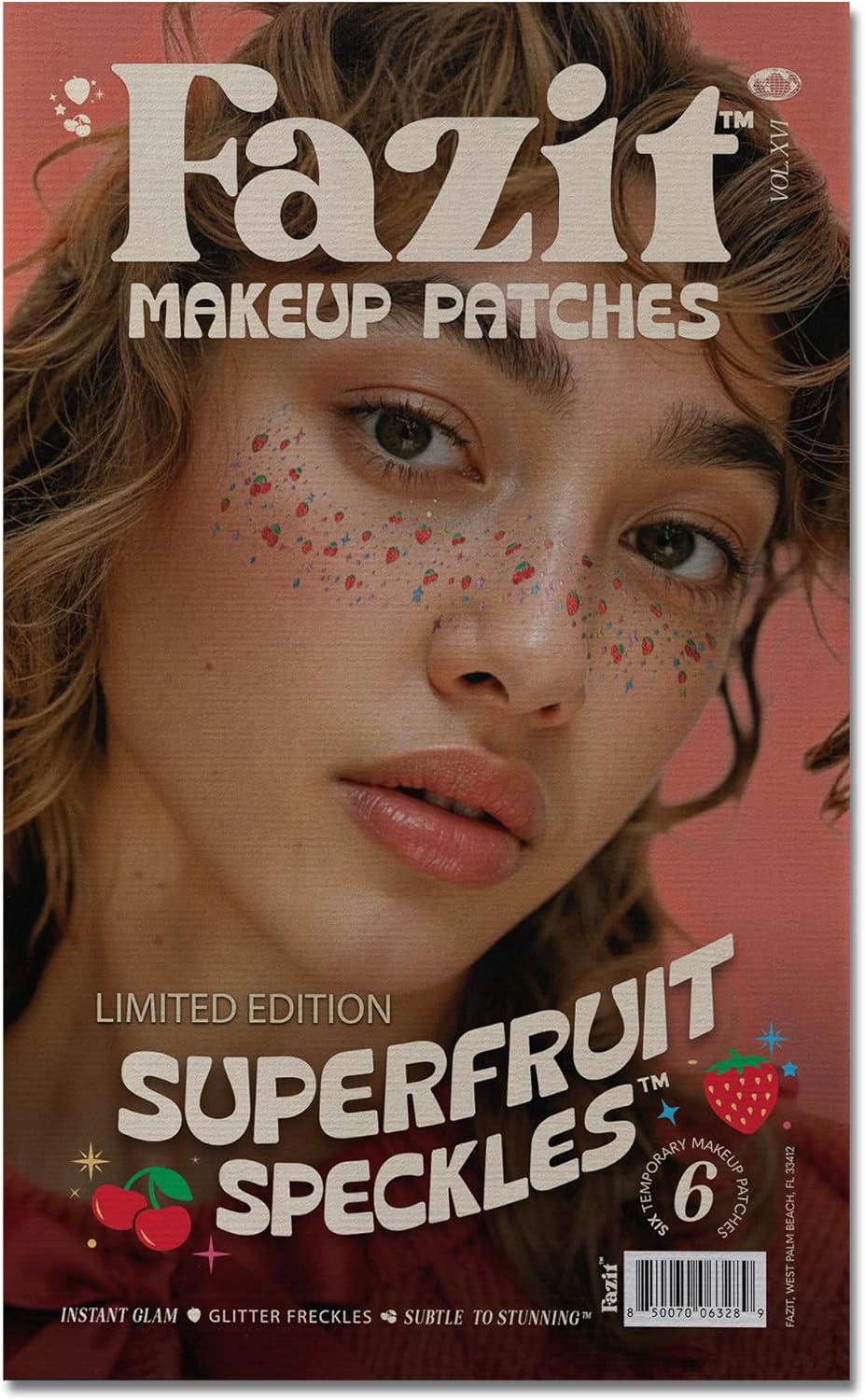 Soccer Face Stickers - Waterproof Glitter Makeup Patches for Game Day Glam | Red, Blue & Silver (6 Pack)