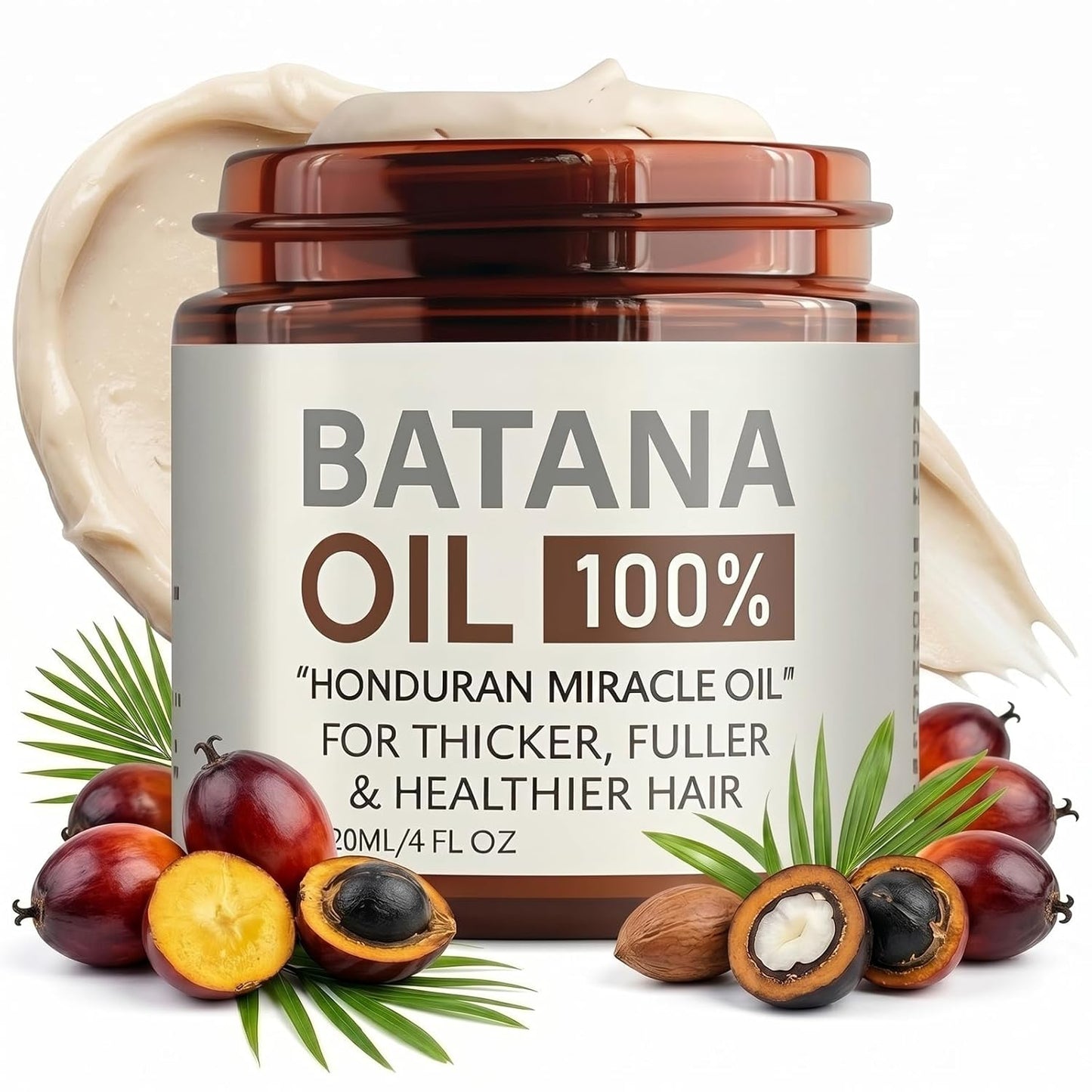 Batana Oil for Hair Growth - 100% Pure Hydrating Oil for Thicker, Stronger Hair | All Hair Types