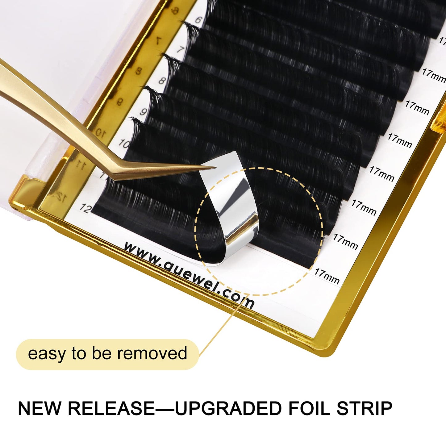 QUEWEL DIY Lash Extension Kit, Mixed 3 Styles cluster lashes Kit 176PCS Lash Clusters Multi-type Individual Lash Cluster Kit with Lash Bond and Seal Eyelash Glue Lash Tweezers(Collection-style A-BY2)