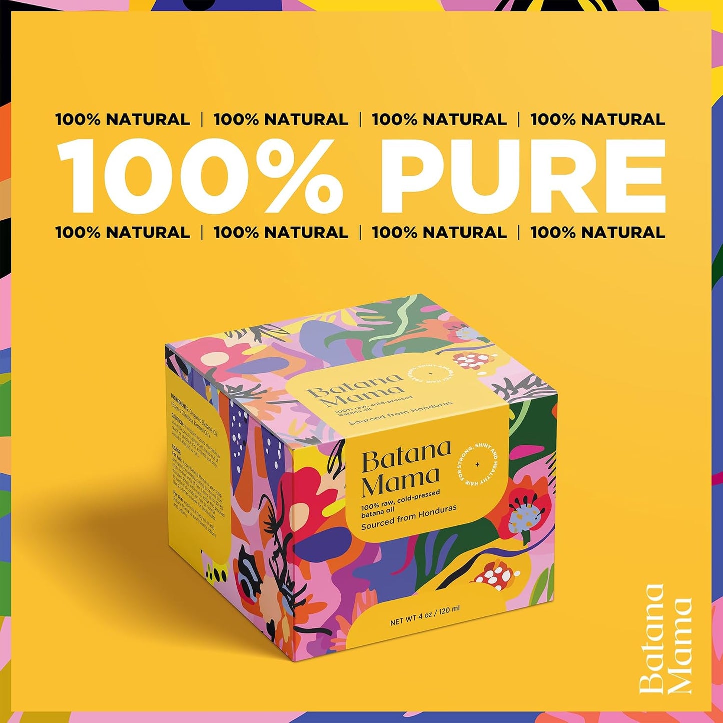 Premium Cold-Pressed Batana Oil for Hair Growth | 100% Pure & Organic, Natural Hair Mask from Honduras