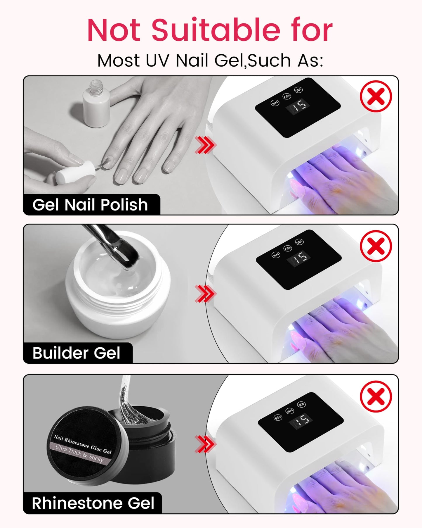 Makartt Jojoba Oil Nail Glue Remover for Press On Nails, Acetone-Free, Gentle At-Home Remover for Regular Glue, Semi and Solid Glue Gel, 30ML Kit with Pusher, Stick and Mini Buffer,Hema-Free
