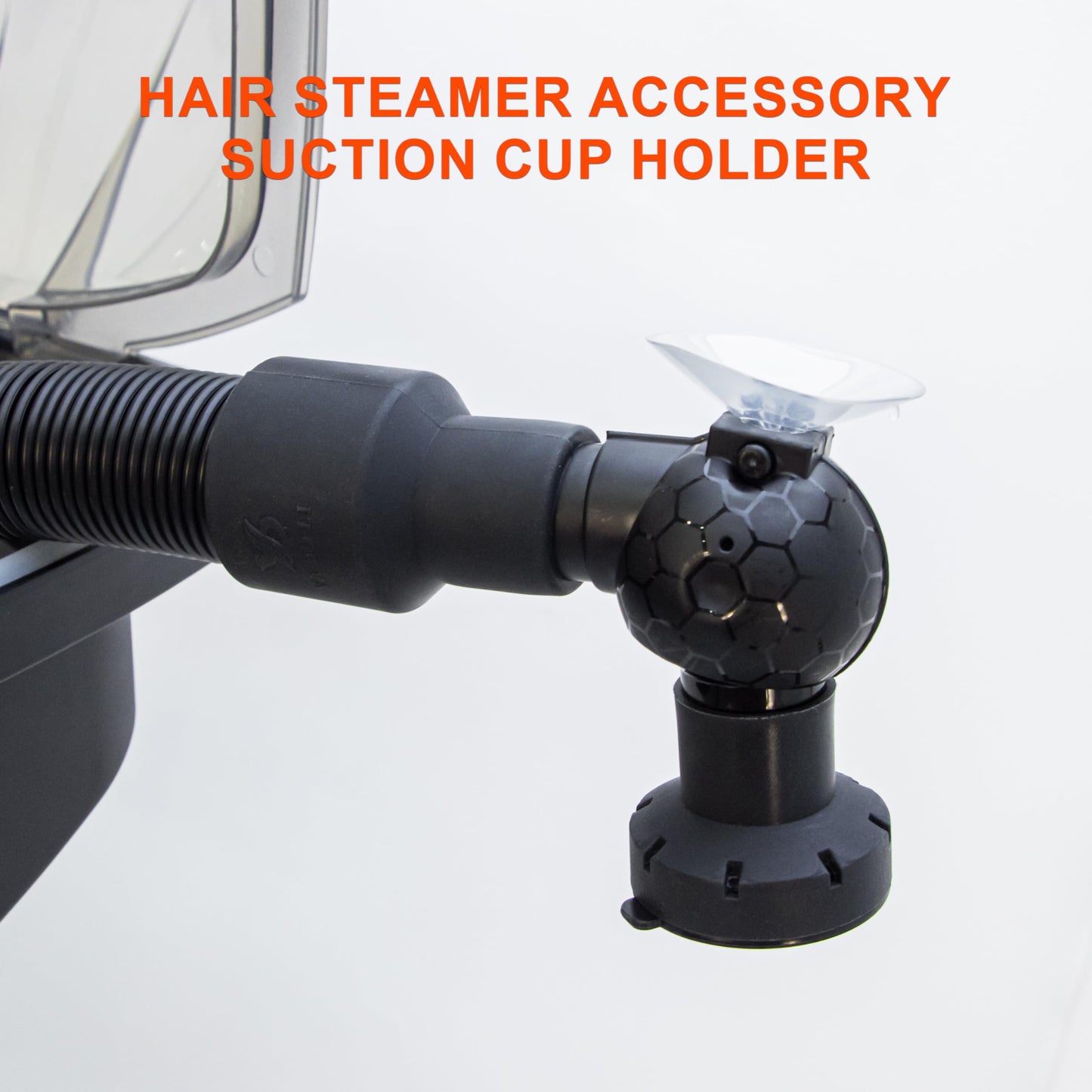 Elitzia Suction Cup Holder Micro Mist Hair Steamer Salon Shampoo Bowl Nano Micro Mist Steam Suction Cup Holder Steamer Accessory