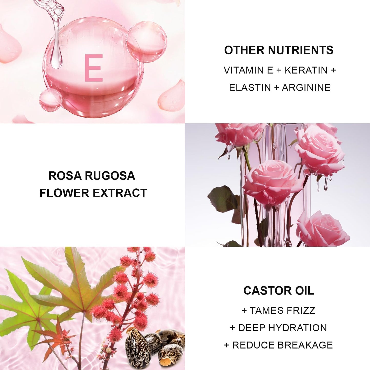Hair Perfume for Women - Long-Lasting Scent, Frizz Control & Odor-Eliminating Formula, Pheromone-Infused, Hair & Body Fragrance Mist, Perfume Oil Nourishes & Hydrates, Fresh Romantic Rose Scent