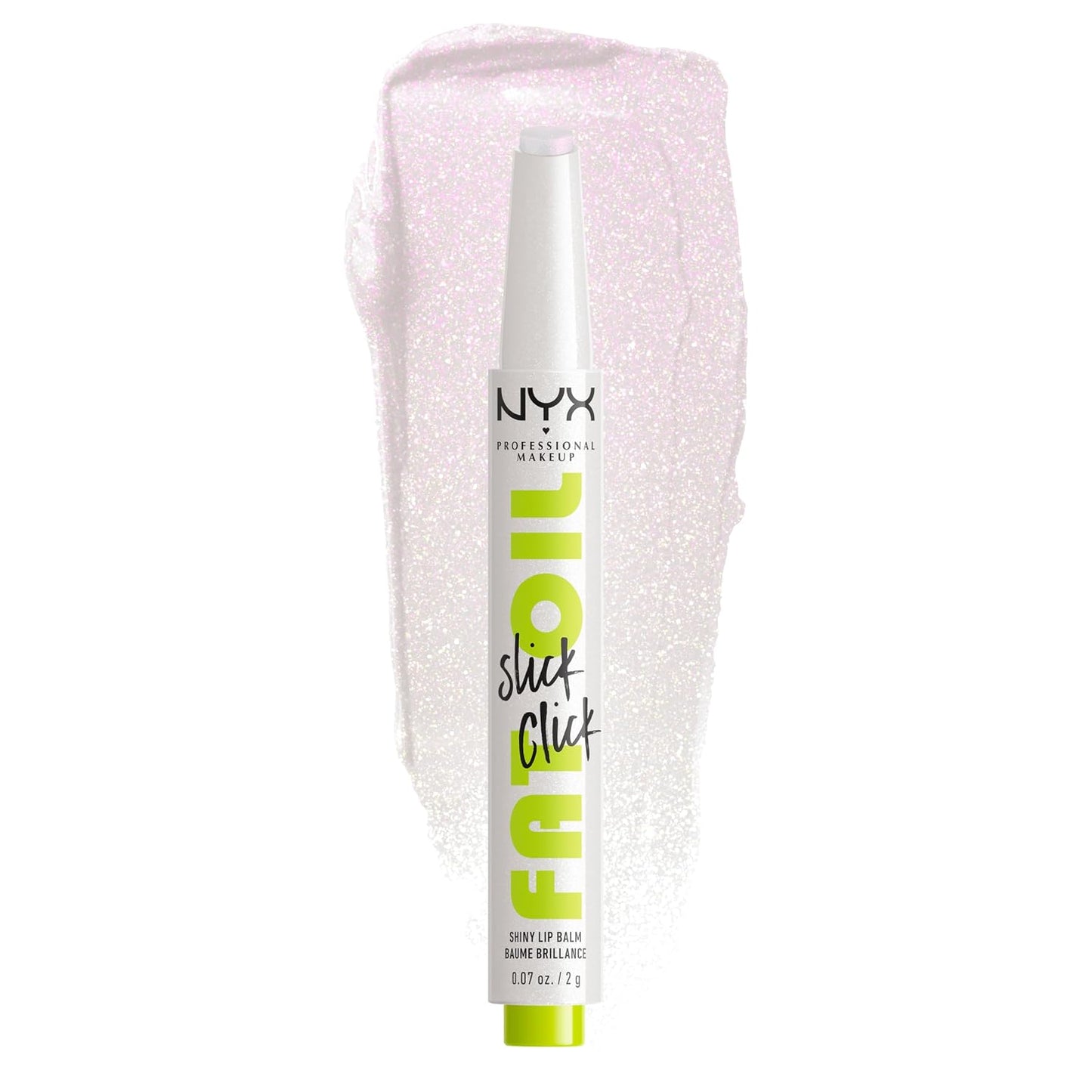 NYX Professional Makeup Fat Oil Slick Click | Lightweight, Buildable Vegan Lip Balm - Richly Pigmented, No Filter Needed