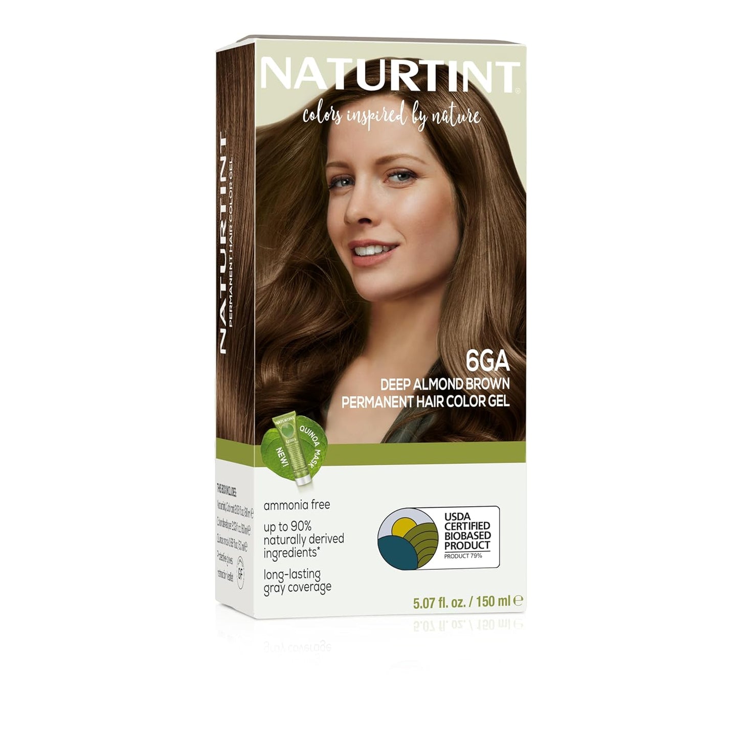 Naturtint 7N Hazelnut Blonde Permanent Hair Color | Ammonia-Free, Vegan, 100% Gray Coverage, Long-Lasting Results