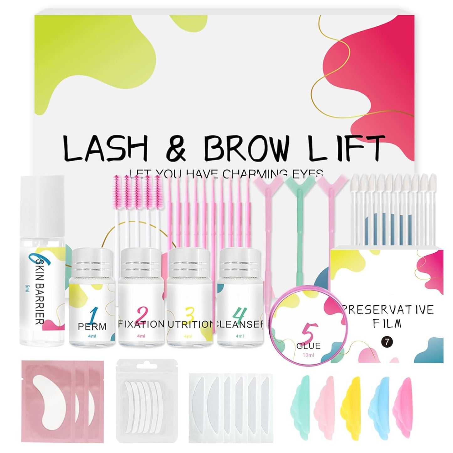 Eyelash Perm Kit - 2026 Upgraded Lash Lift System for Lasting Curl & Natural Look | Easy DIY for Beginners & Pros