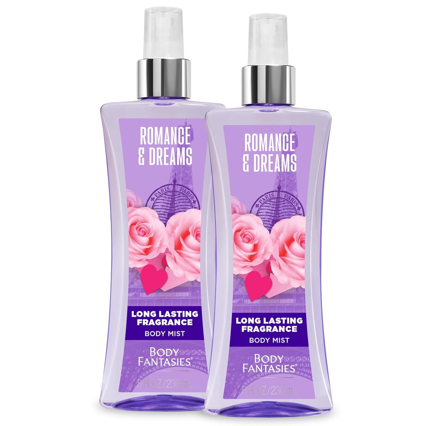 Body Fantasies Fresh White Musk Body Spray - 8 fl oz | Pack of 2