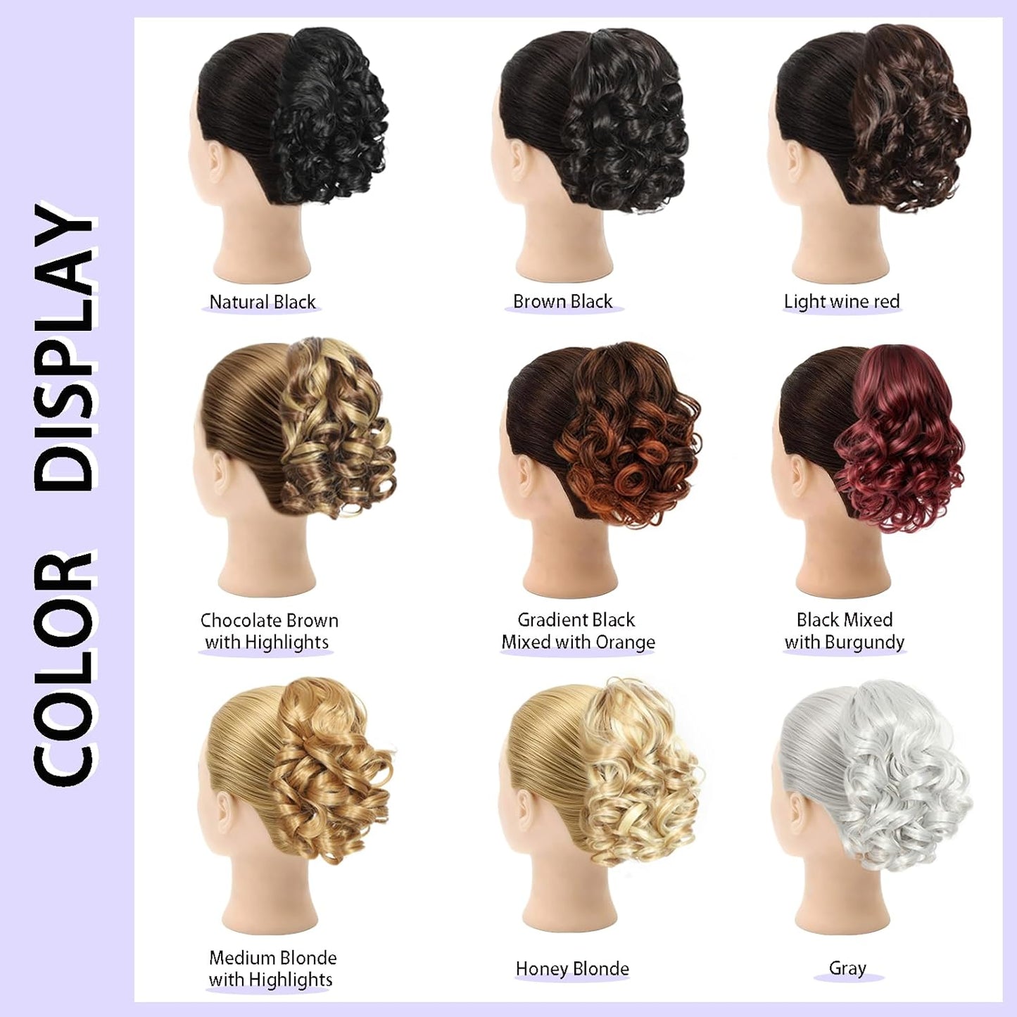 Curly Ponytail Extension - 10 Inch Drawstring Gray Synthetic Hairpiece for Women | Perfect for Daily Wear & Parties