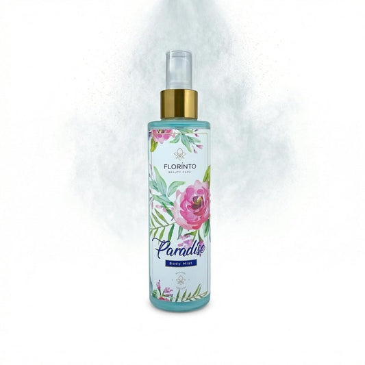 Body Mist - 24-Hour Freshness with Aloe Vera Gel - Hydrating, Aluminum-Free & Paraben-Free Spray for Sensitive Skin - 200 ml | Paradise Scent