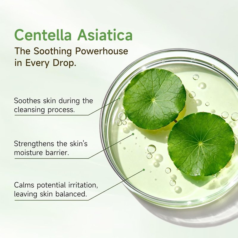 Centella Light Cleansing Oil - Gentle Makeup Remover & Hydrating Facial Cleanser | Lightweight Emulsifying Formula