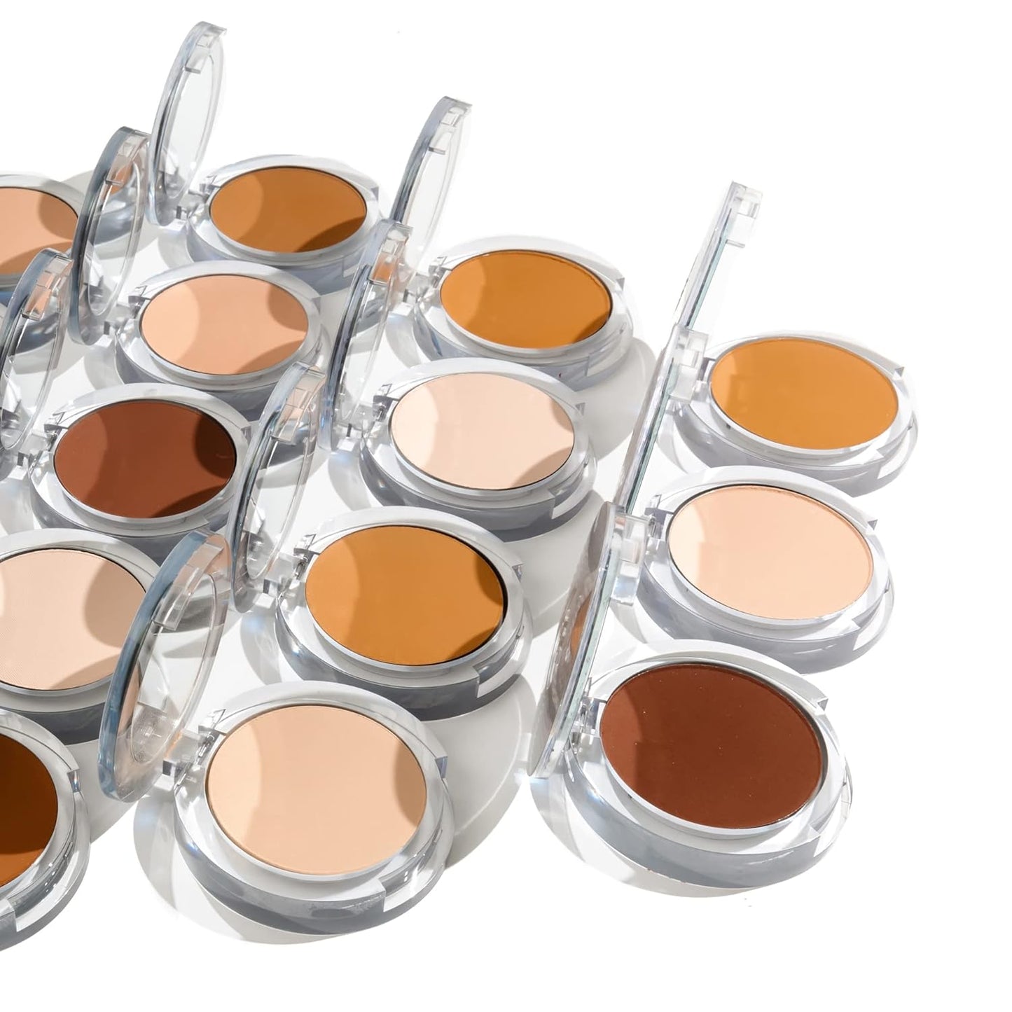 PÜR MINERALS 4-in-1 Pressed Mineral Makeup Powder Foundation with SPF 15 | Buildable Medium to Full Coverage Compact