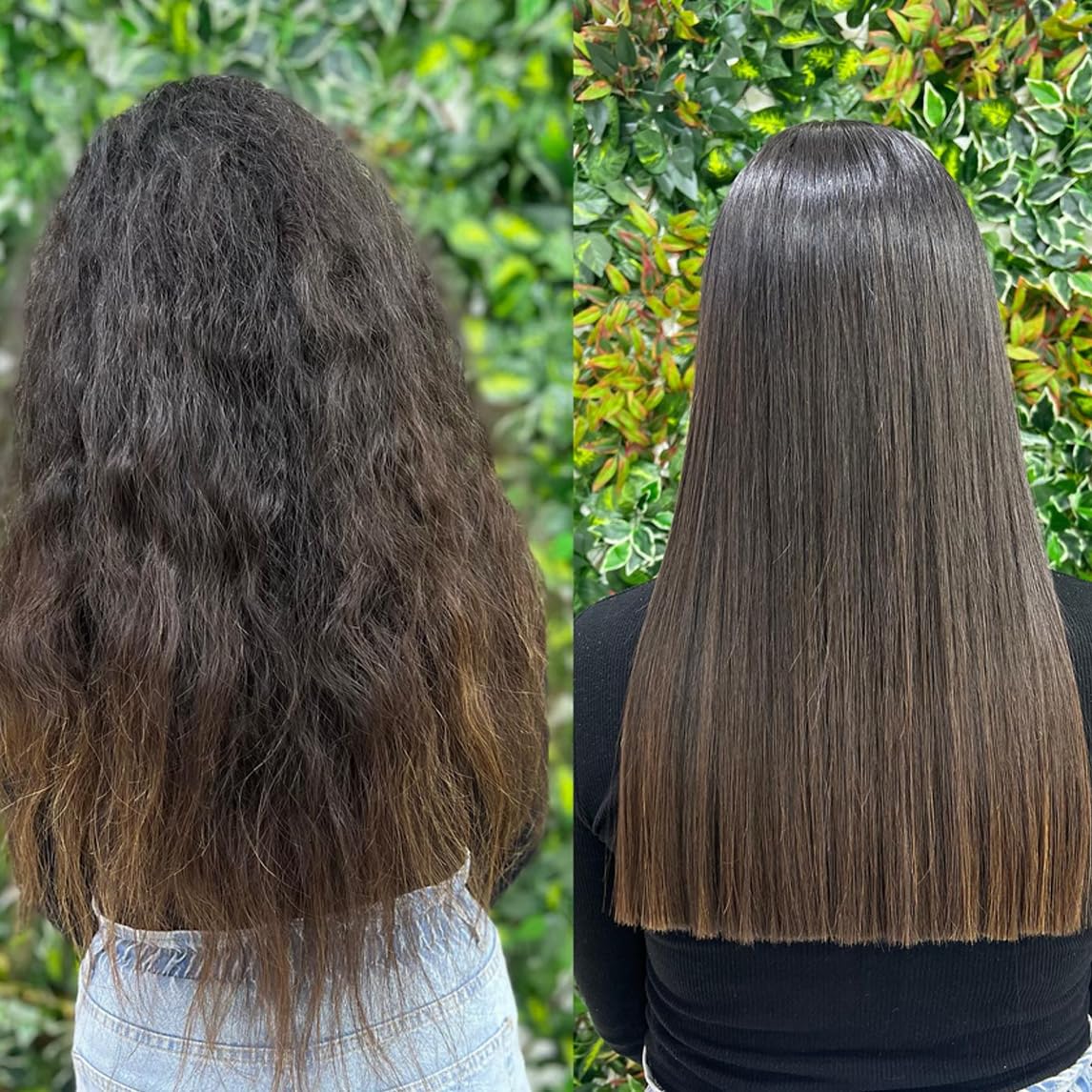 Brazilian Straight Keratin Hair Treatment - Formaldehyde-Free, Smooth & Shiny Results | 2PC Set