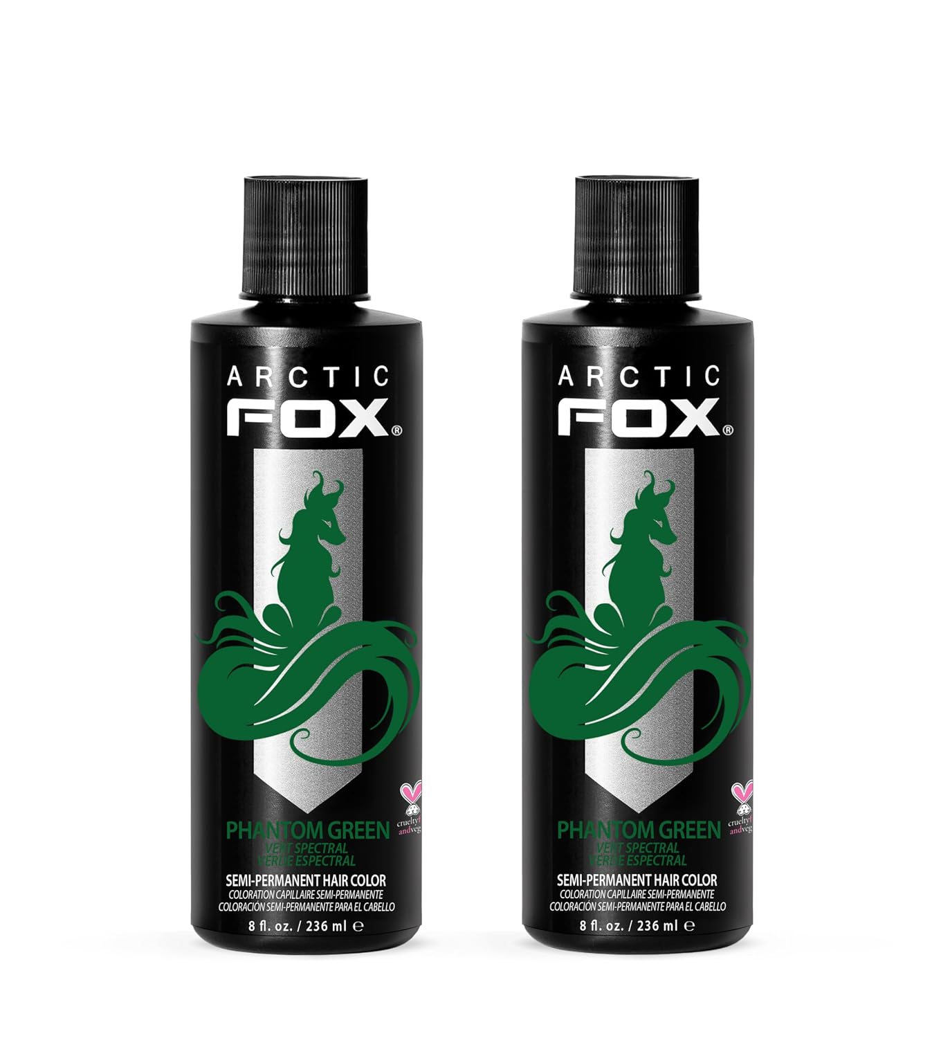 Arctic Fox Semi-Permanent Hair Dye - Vibrant Purple AF Color | Vegan, Ammonia-Free, 4 Fl Oz