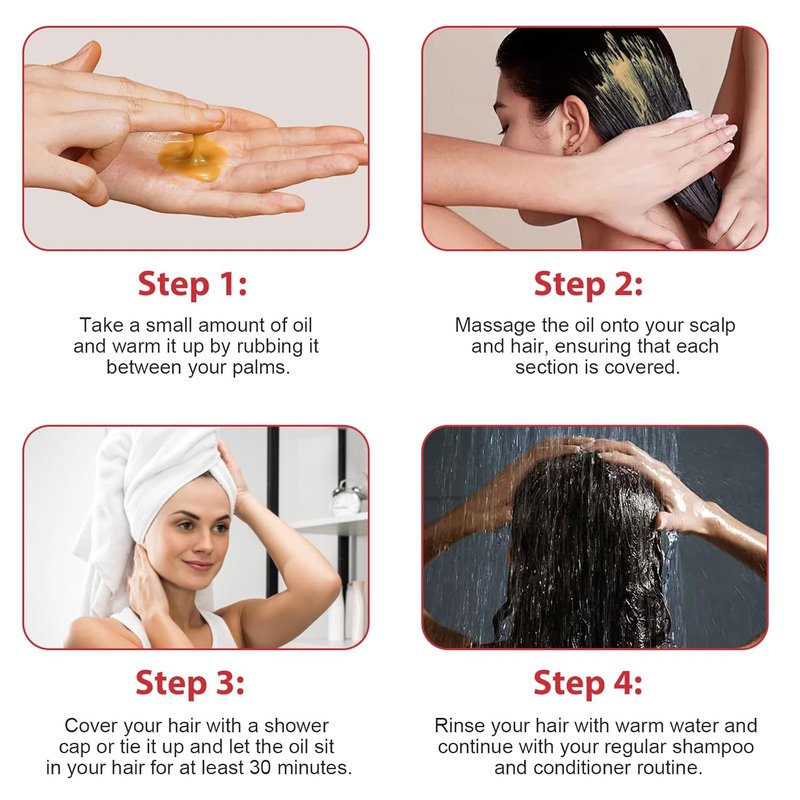 Batana Oil for Hair Growth - 100% Pure Raw Oil from Honduras - Moisturizes & Promotes Thickness for Men & Women
