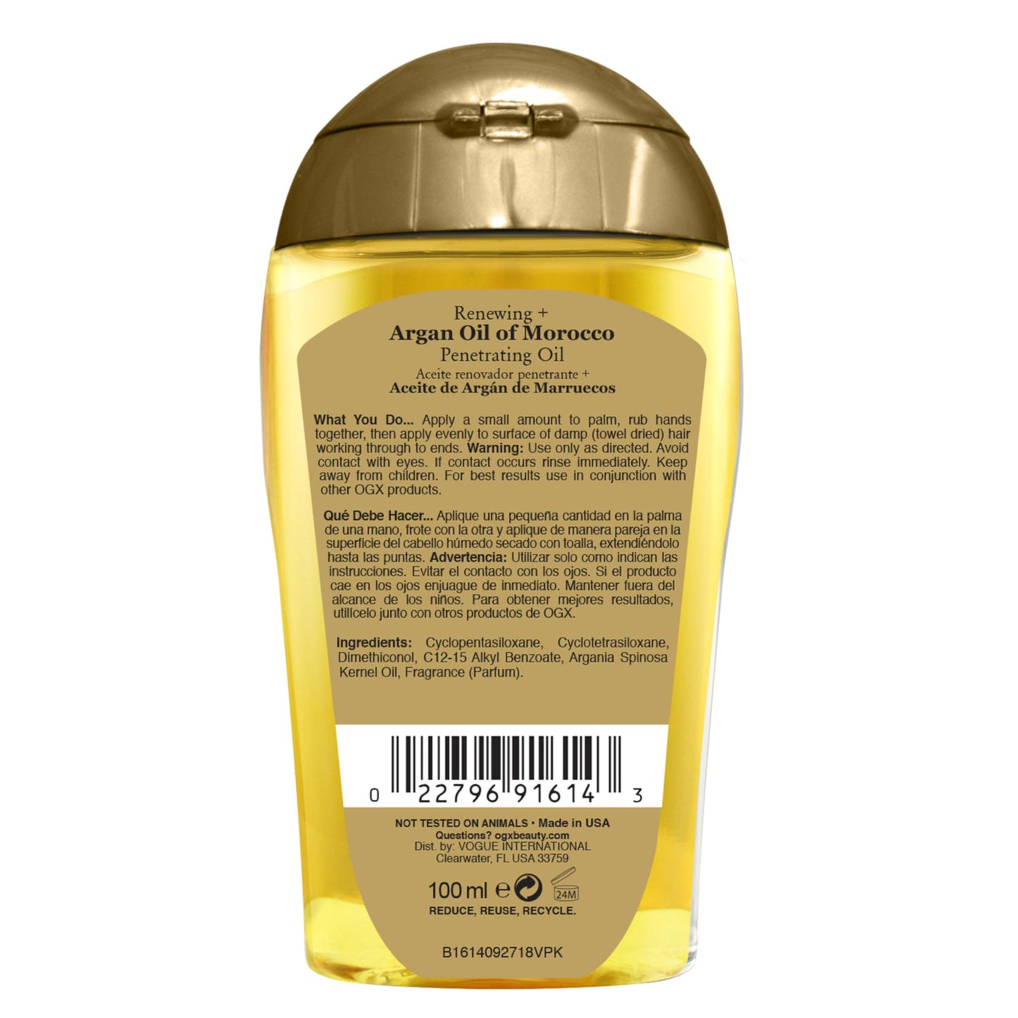 Ogx Argan Oil Of Morocco Penetrating Oil 3.3 Ounce (Pack of 2)