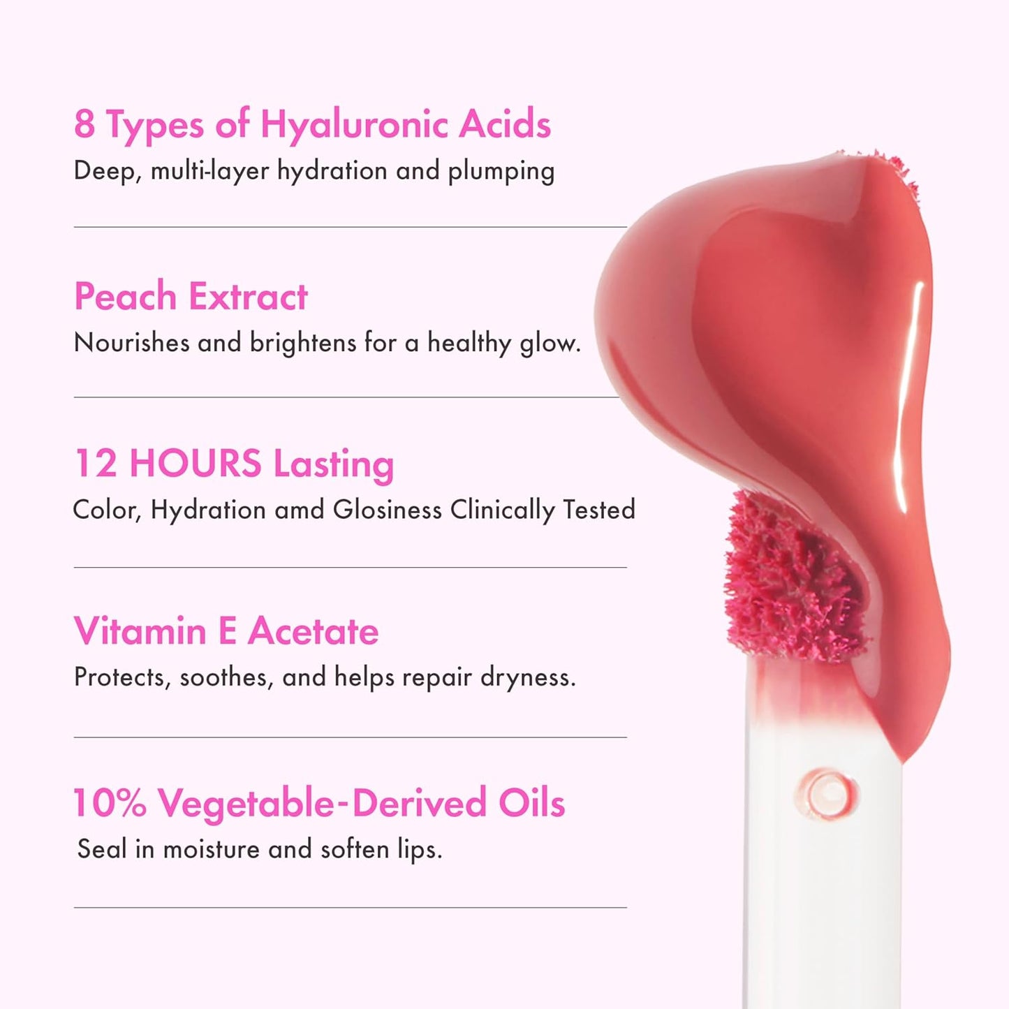 Jel-Fit Tint Lip Stain - Long Lasting Hydrating Gloss, Smooth Moisturizing Formula | Vegan Korean Beauty (01 Boksoonga Jelly)