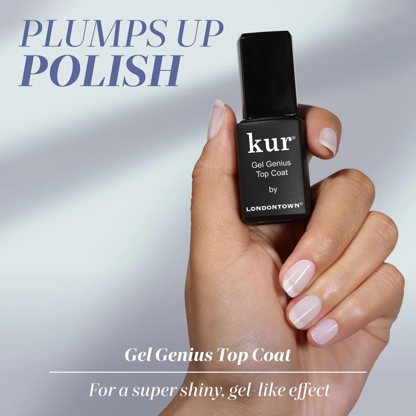 LONDONTOWN kur Nail Concealer & Gel Genius Top Coat, Original and Top Coat