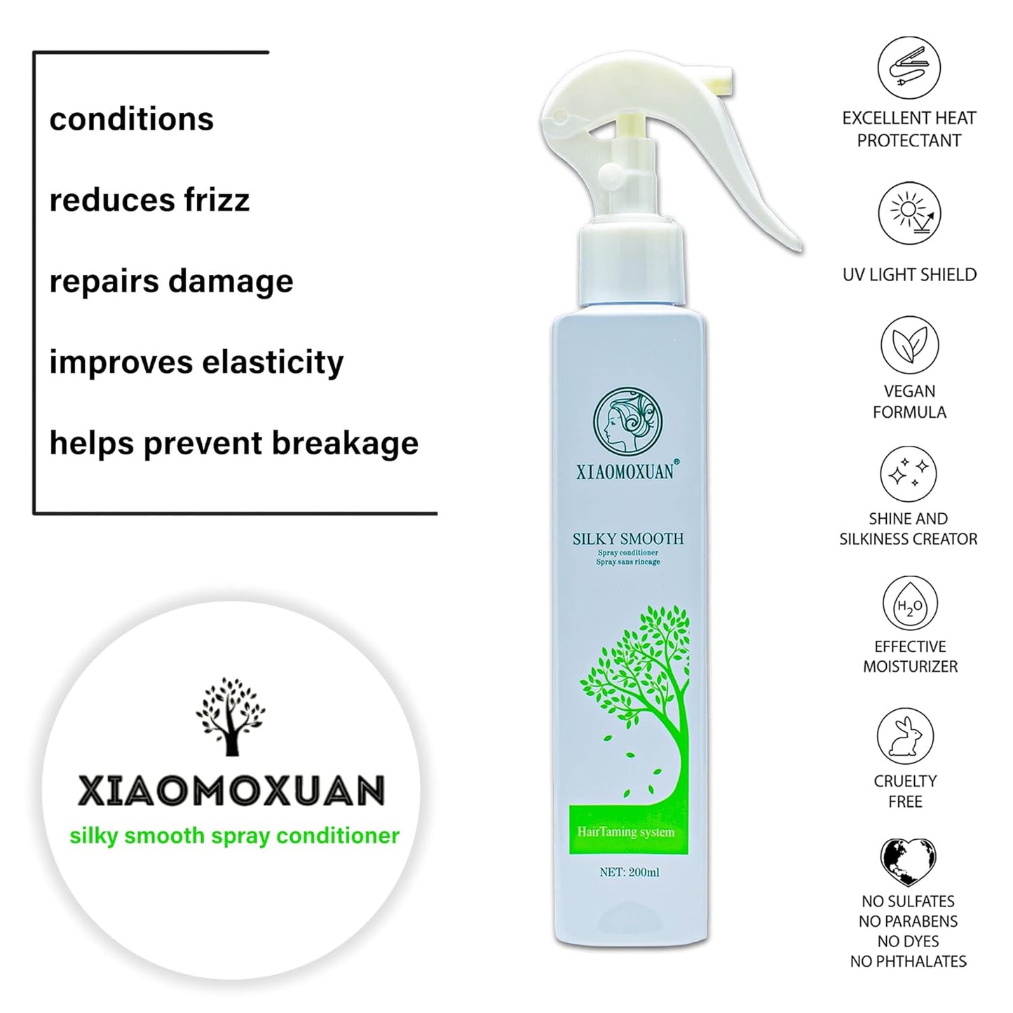 Organic Tea Tree Deep Conditioning Hair Mask & Leave-In Conditioner | Sulfate-Free Treatment for Damaged Hair