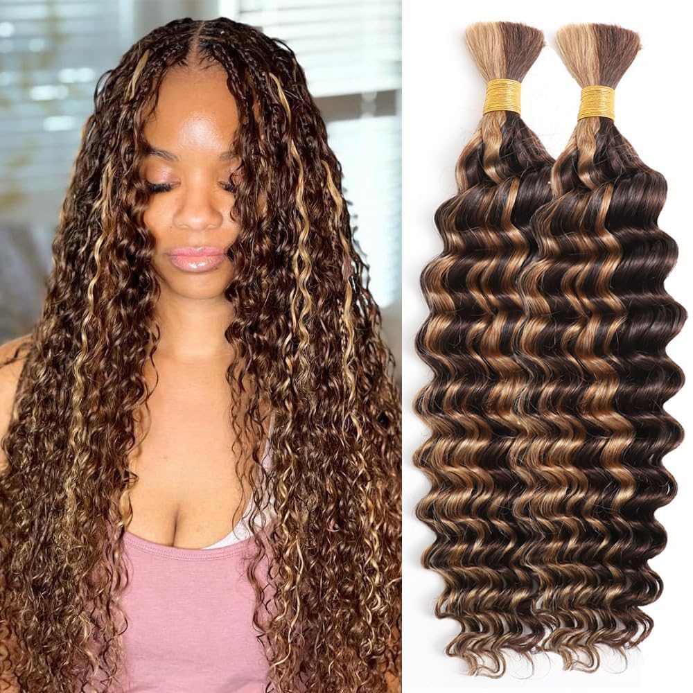 Dreadlock Extensions - 100% Human Hair, Handmade Permanent Locs | 30 Strands, 4 Inch, Can Be Dyed & Curled