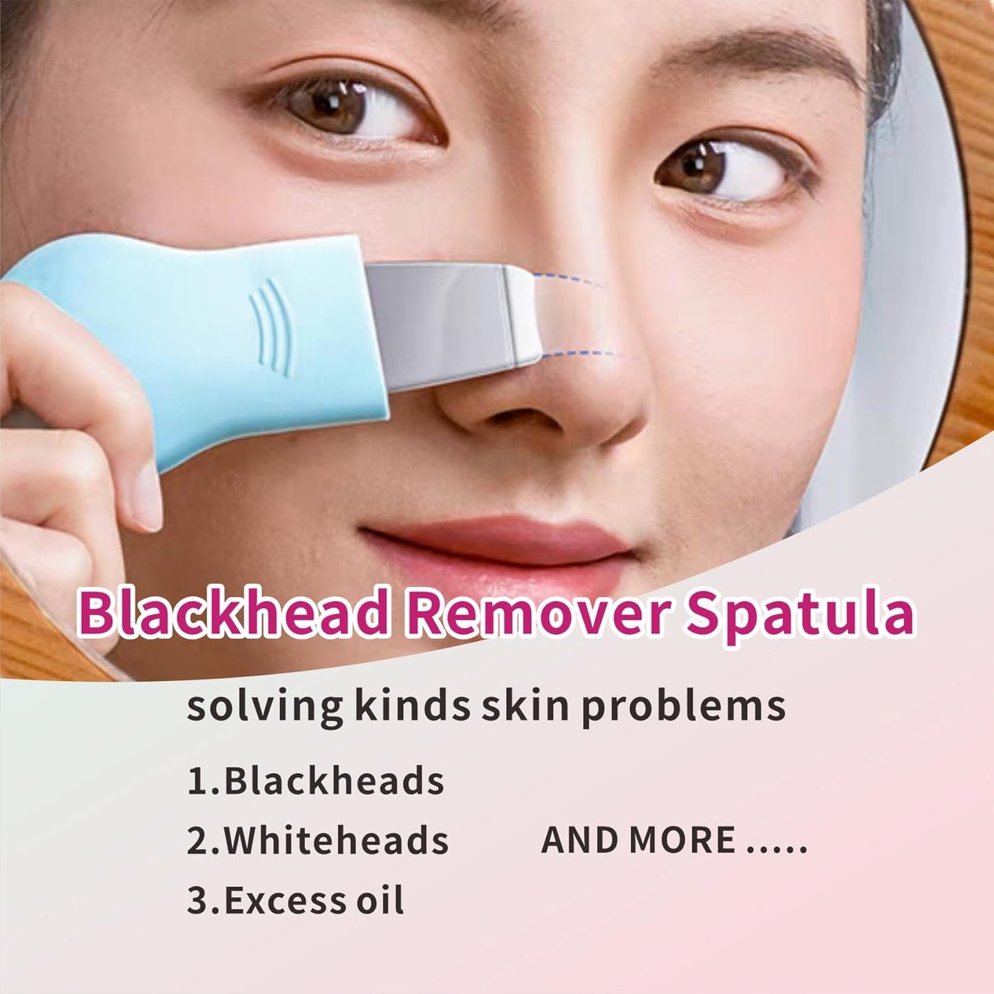 Silicone Blackhead Remover Tool Set - 2 Pcs Pore Cleaning Brush & Face Scrubber for Deep Cleansing | Exfoliator for Men & Women