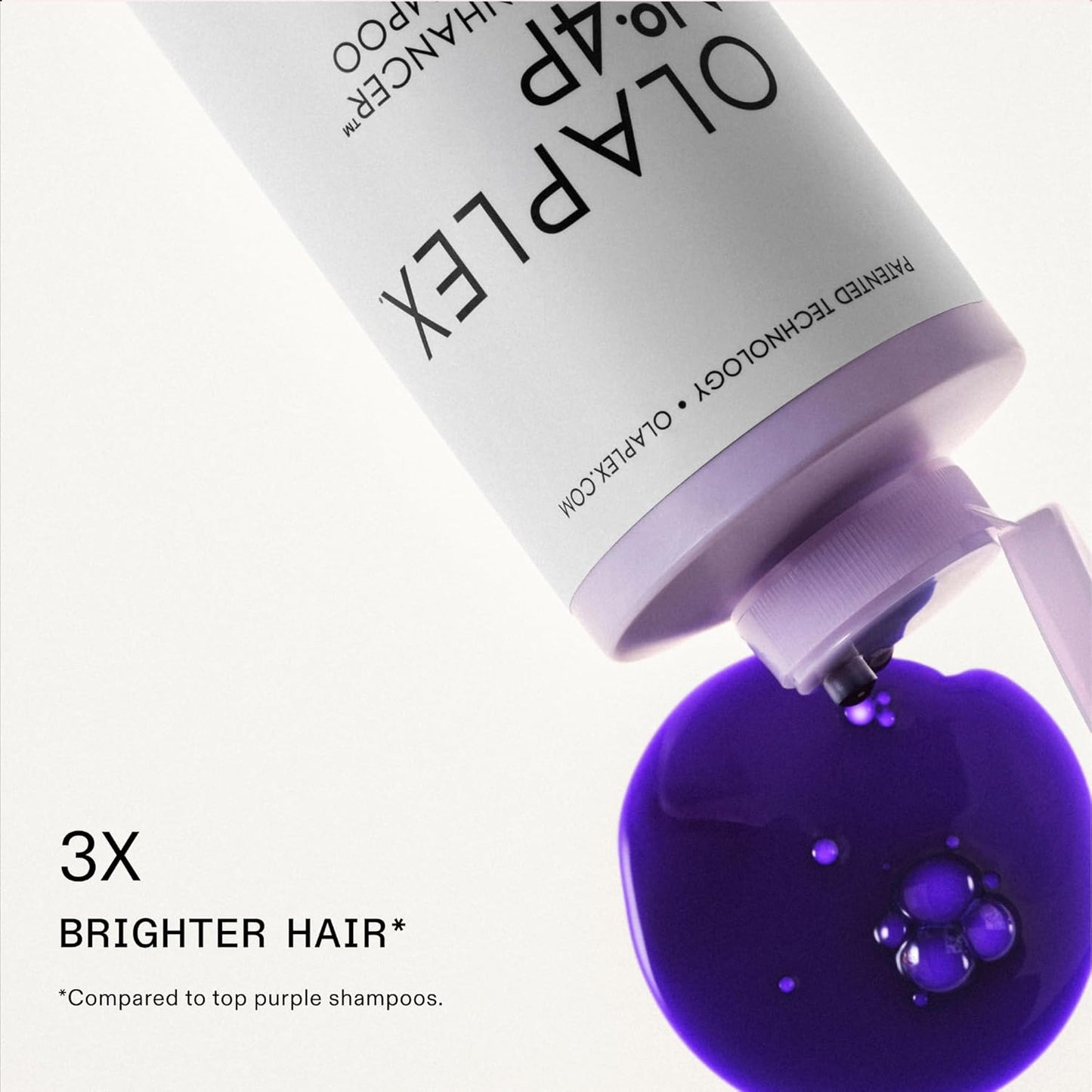 Olaplex Nº.4P Blonde Enhancer Purple Toning Shampoo - Neutralizes Brassiness & Strengthens Hair | Hydrating for All Hair Types