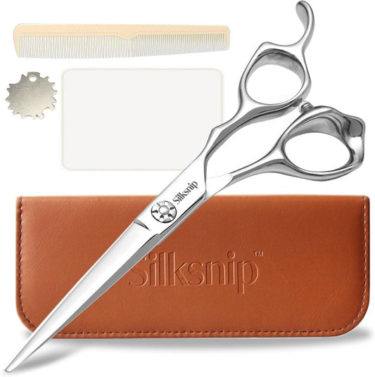 Professional Hair Cutting Scissors - Stainless Steel Barber Shears | Ergonomic Design for Salon & Home Use