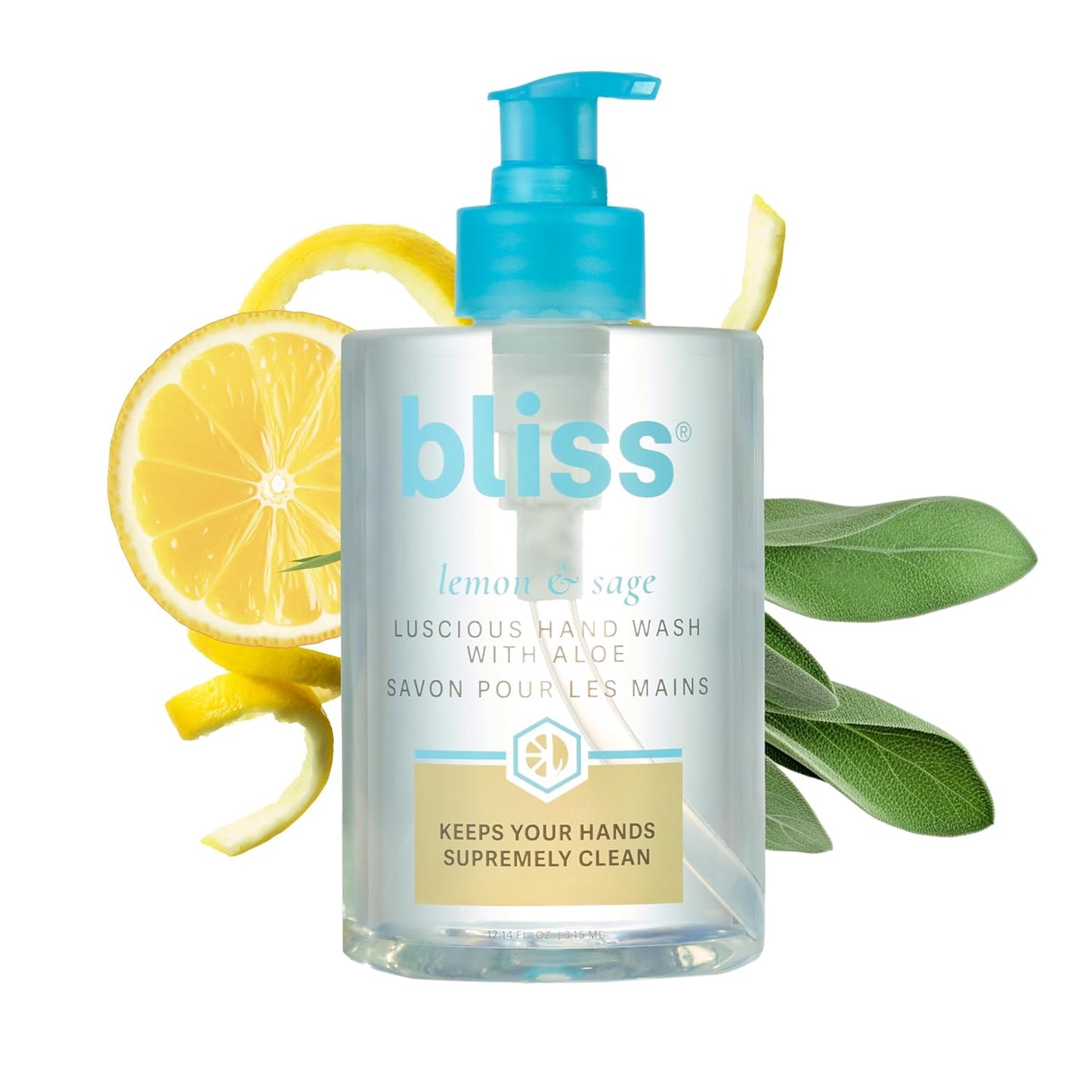Lemon & Sage Happy Hands Duo - Hydrating Hand Wash & Nourishing Cream Set | Decorative Tray Included